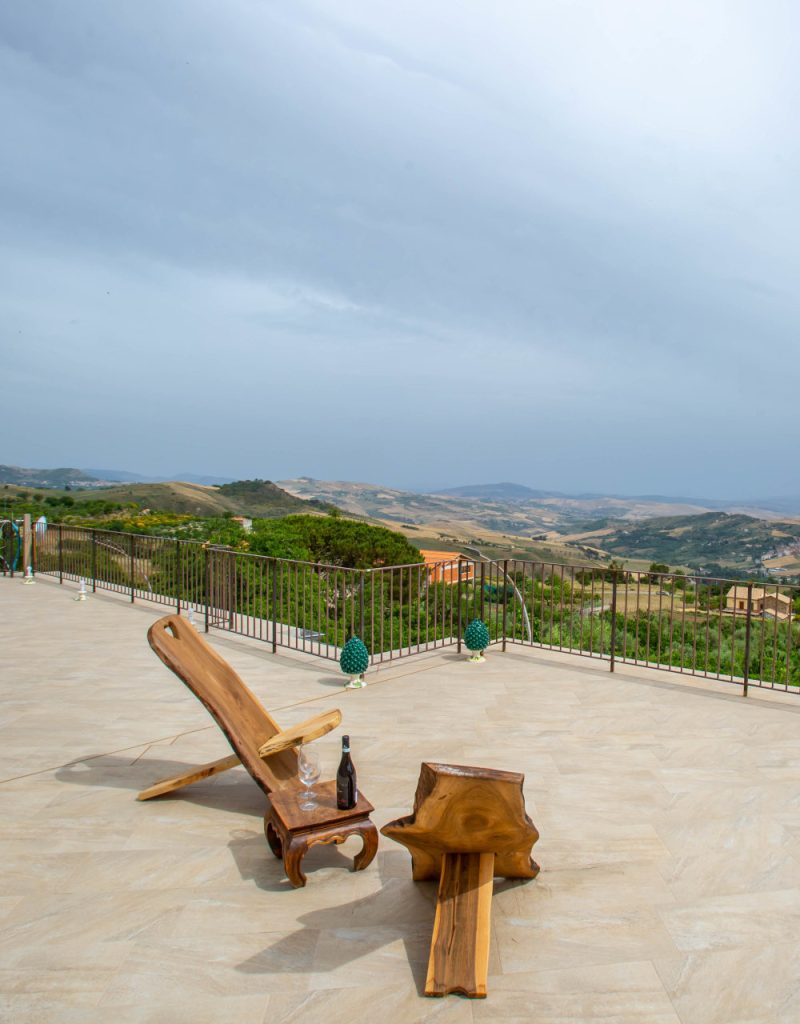 Terrazza superiore - La terrazza sulle Madonie